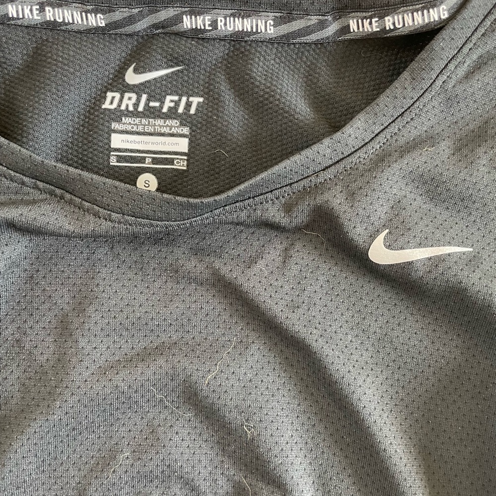 Size small Nike black dry fit short sleeve workout top